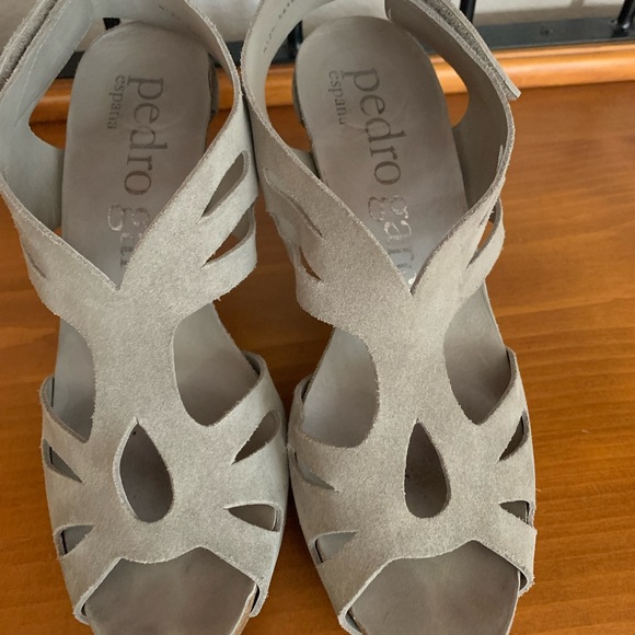 Pedro Garcia Pamela Suede Slingback Sandals Size 38 US 8 - Picture 15 of 16